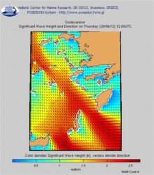 Fale na Dodekanezie wydruk z  Weather Poseidon System.jpg