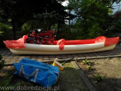 Rower składany w kajaku.jpg