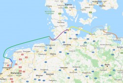 Trasa rejsu Amsterdam - Cuxhaven - Kilonia - Świnoujście.jpg